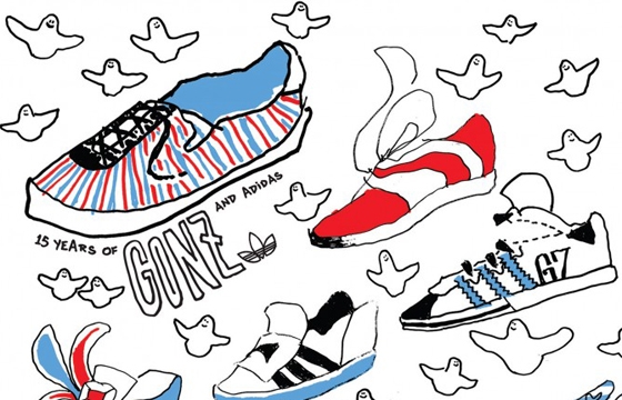 In L.A.: 15 Years of Gonz and Adidas @ HVW8 Art