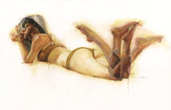 Jane Radstrom's Expressive Nudes