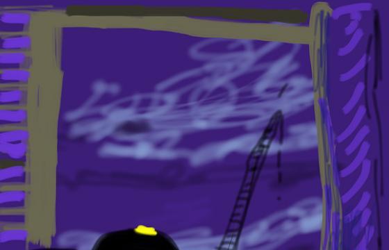 David Hockney: "Me Draw on IPad" in Humlebaek, Denmark