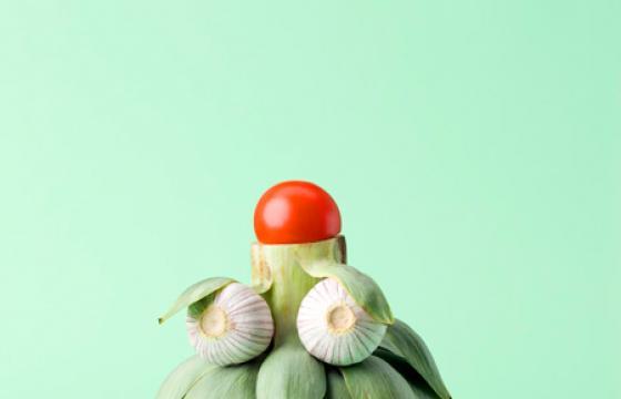 Again, Carl Kleiner's food sculptures