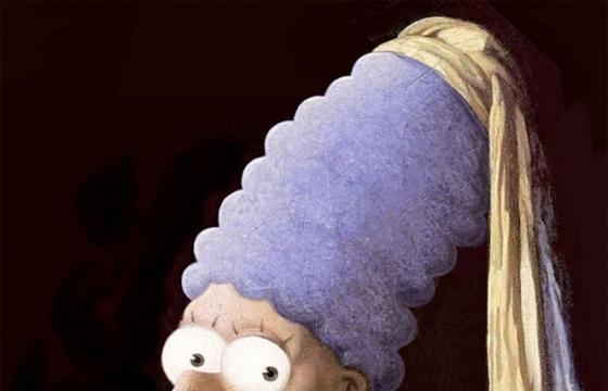 The Simpsons Get Remastered by David Barton