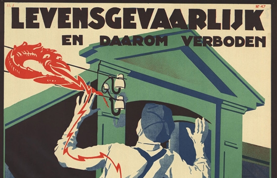 Vintage Dutch Safety Posters