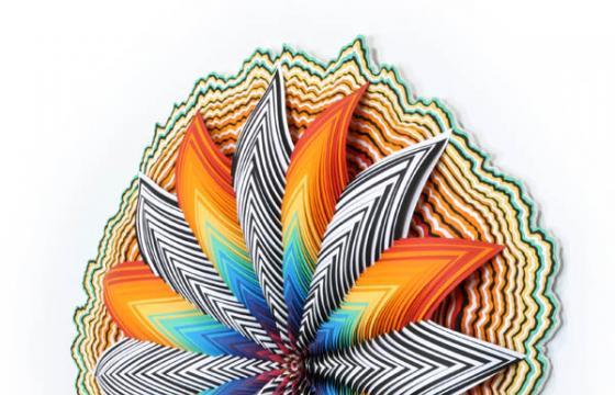 Hand-Cut Paper Sculptures by Jen Stark