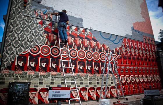 Shepard Fairey @ V1 Gallery