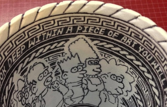 Anonymous Artist Leaves Behind Incredibly Detailed Styrofoam Cup Doodle