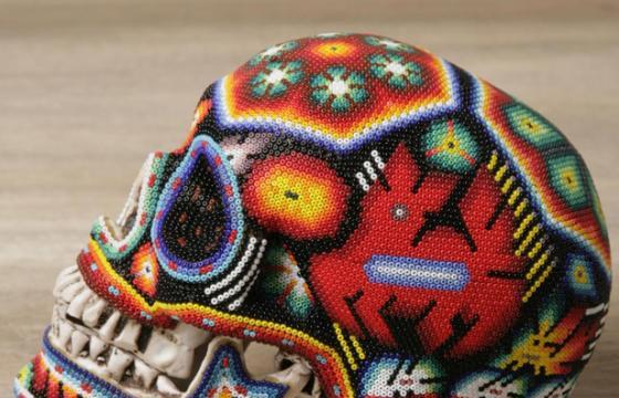 Beaded Skulls by Our Exquisite Corpse