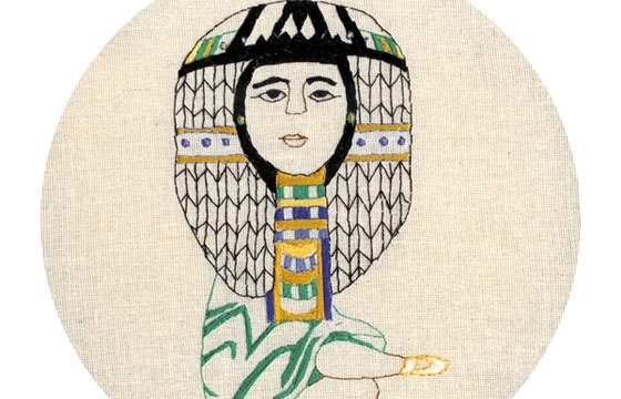 Reena Makwana's Embroidered Illustrations