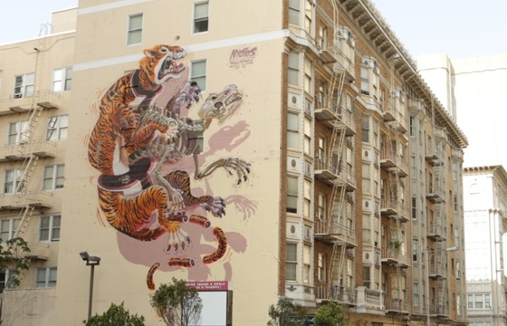 Nychos paints new mural in San Francisco