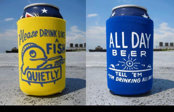 In Street Art: The Steve Powers Beer Cozie Set