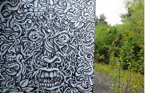 In Street Art: The Many Faces of Nosbe