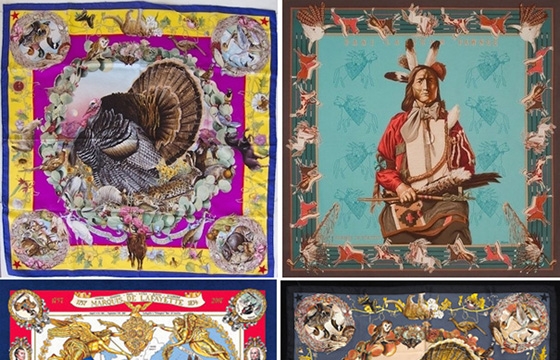 Hermes' Only American Scarf Designer, Kermit Oliver