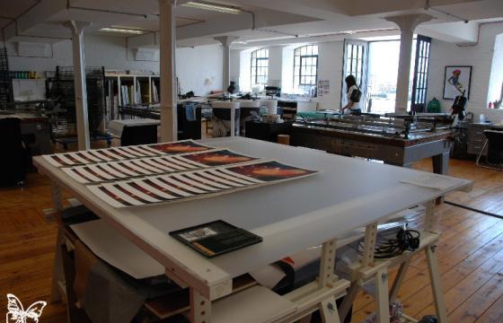 Studio Visit: Lazarides Print Studio in Wapping, London