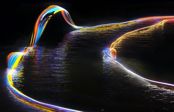 Light Painting with a Wakeboard
