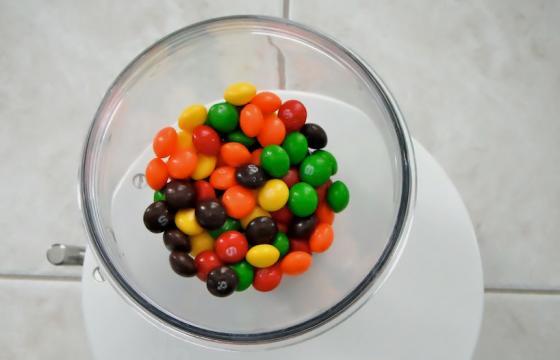 The Skittles, M&Ms, and Reese's Pieces Sorting Machine