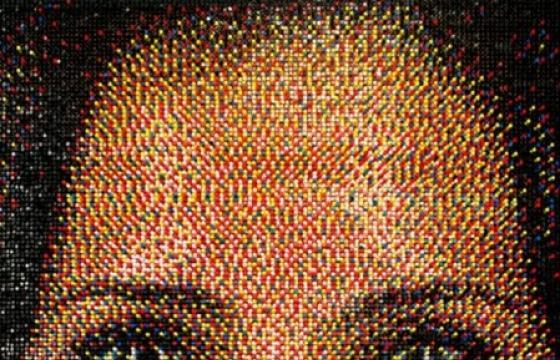 Pushpin Portrait Art by Eric Daigh