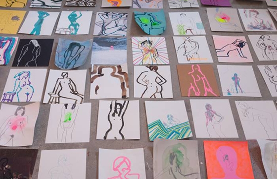 A Nude Drawing Session Marathon