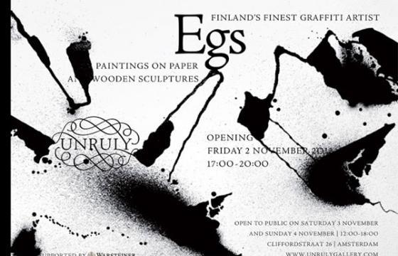 Egs @ Unruly gallery in Amsterdam