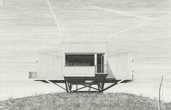 Landscape Houses by Denis Andernach