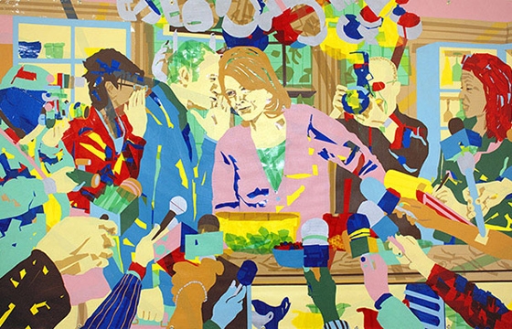 Kuhl and Leyton's Tape Paintings of "Elite Deviance"