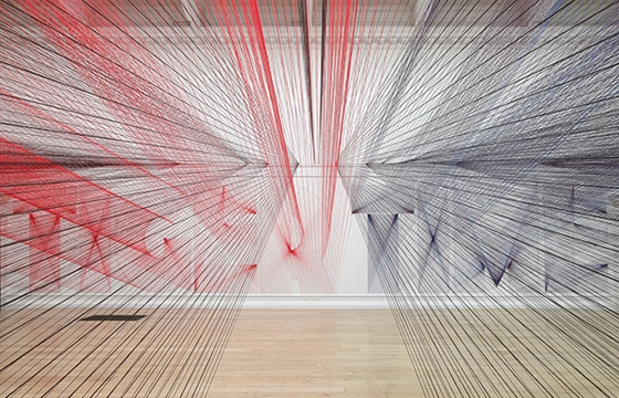 Pae White's Installation with 48 Kilometers of Thread