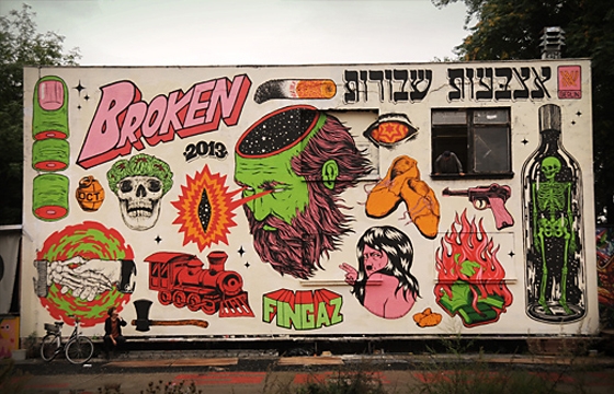 New Broken Fingaz mural in Berlin, Germany