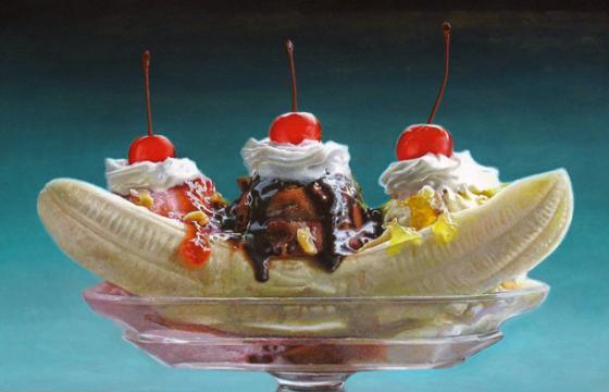 Photorealistic Food Paintings by Mary Ellen Johnson
