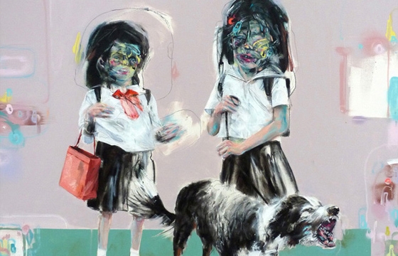 Paintings by China Mike (aka Mike Carr)