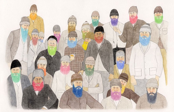 Jay Dart: Colored Beards and Sticks
