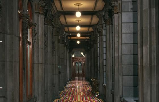 Geometric Tape Floors by Jim Lambie