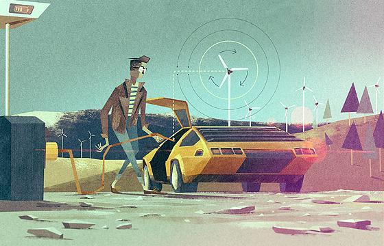In the Future: Illustrations by Matthew Lyons