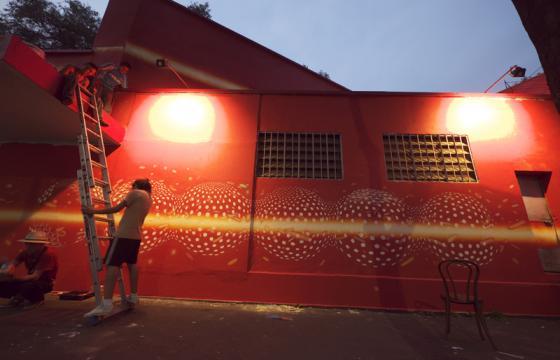 Mars-1 Mural in Mexico City