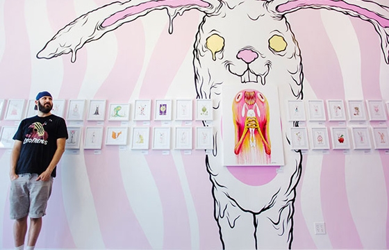 Opening: Alex Pardee "Bunnywith" @ Gallery 1988:East, Los Angeles