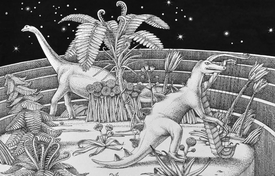 "Time Machine" drawing by AEC