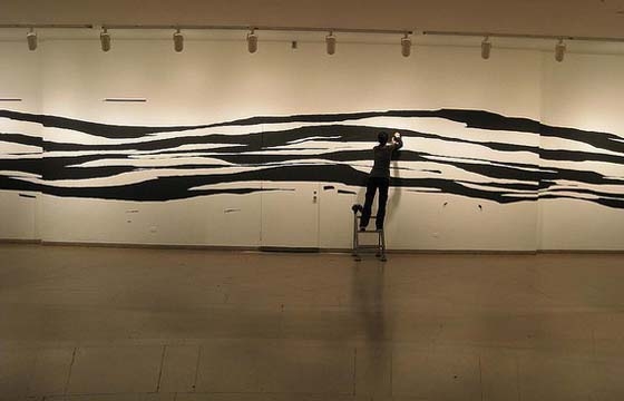 Tape Paintings by Sun K. Kwak