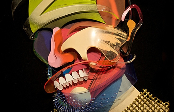 Dimensional Painting and Sculpture by Adam Neate