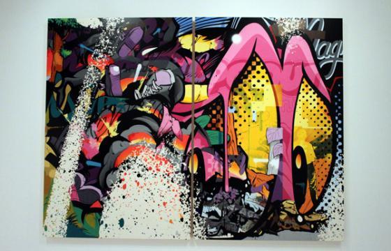 In L.A.: Pose and KC Ortiz - White Wash at Known Gallery