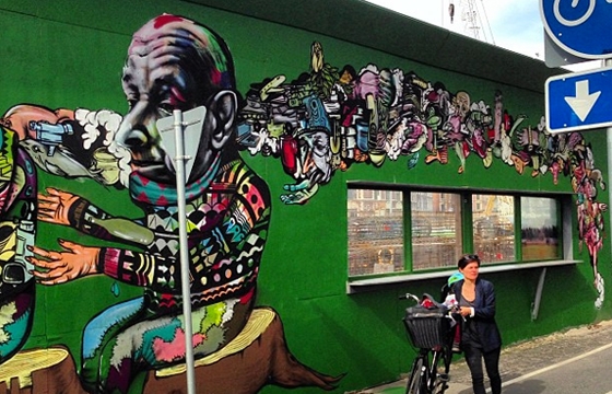Artshow and mural for Other in Copenhagen