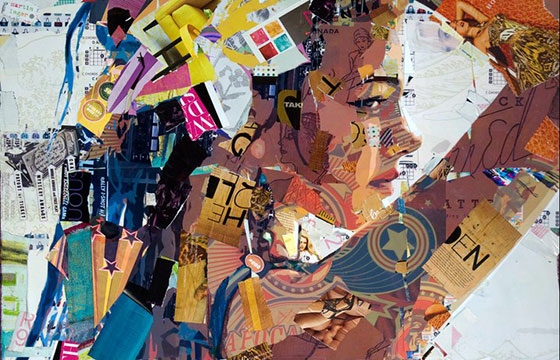 Collage Portraits by Derek Gores