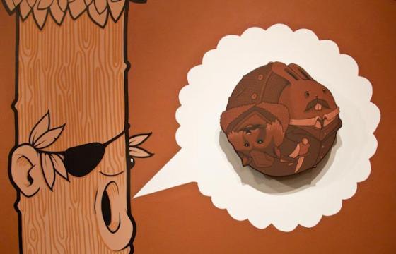 Opening Photos: Jeremy Fish "Listen and Learn" @ Joshua Liner Gallery NYC