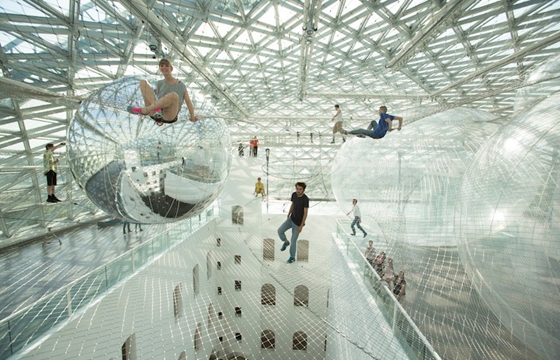 "In Orbit" TOMÁS Saraceno's Largest Installation to Date