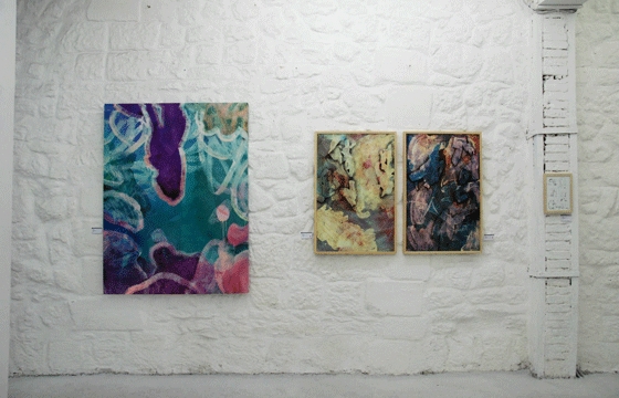 New paintings by Tomek - "Croisement" @ Galerie Celal, Paris