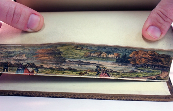 Fore-Edge Painting, Scenes Painted on the Edges of Book Pages