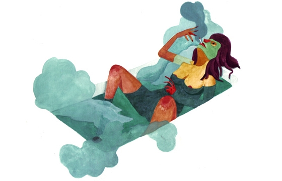 Watercolor GIFs by Kim Roselier