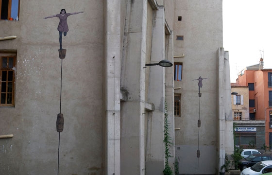 New piece by Hyuro in Perpignan, France