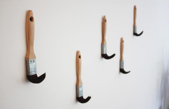 Paintbrush Coat Hooks by Dominic Wilcox