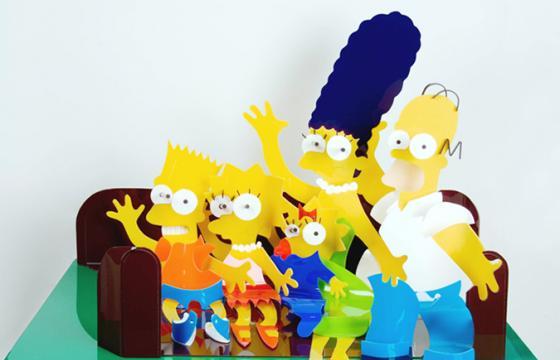 James Hopkins Turns The Simpsons Into Perspective Sculpture Art