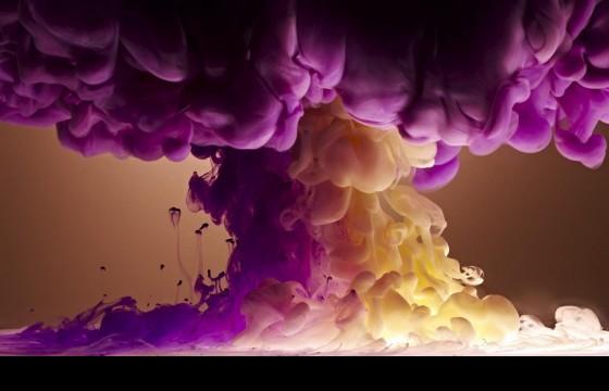 Paint Dropped Into Water by Mark Mawson