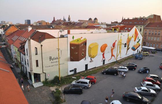 In Street Art: Interesni Kazki in Slovakia