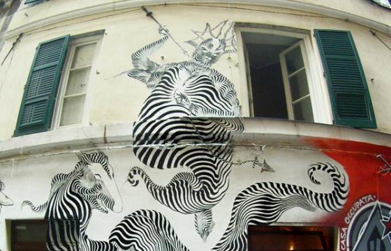 Never2501 Mural In Genova, Italy