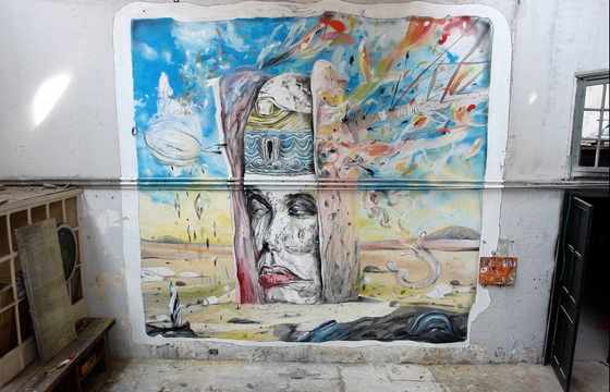 video and photos: New mural by Laguna